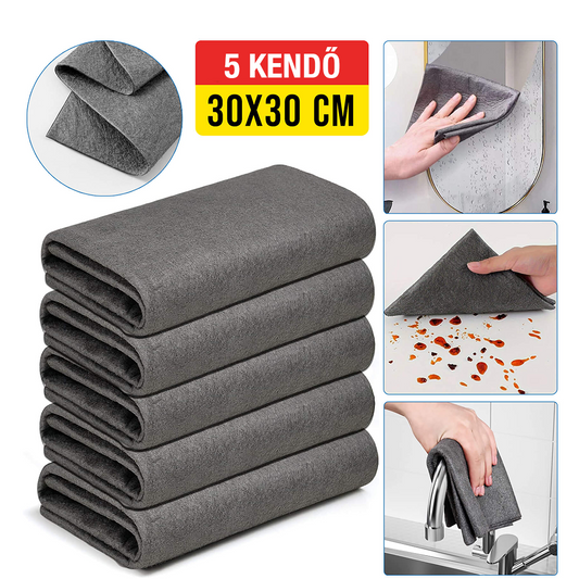 Mikroszálas csodakendő (5 darabos szett)